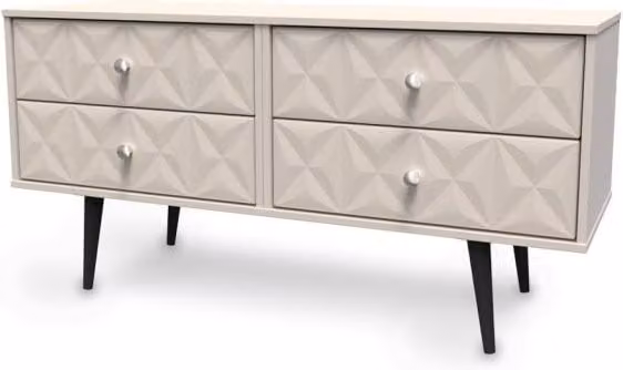 Welcome Furniture Pixel 4 Drawer Bed Box Assembled Modern Matt Bedroom Bed Box