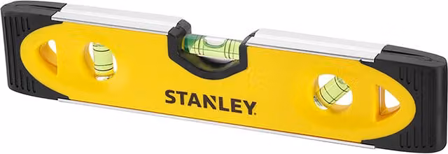 Stanley Yellow Shockproof Torpedo Spirit Level