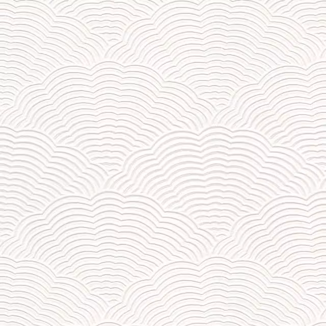 Belgravia Abstract Modern Paintable Vinyl Textured Wallpaper in White and Beige