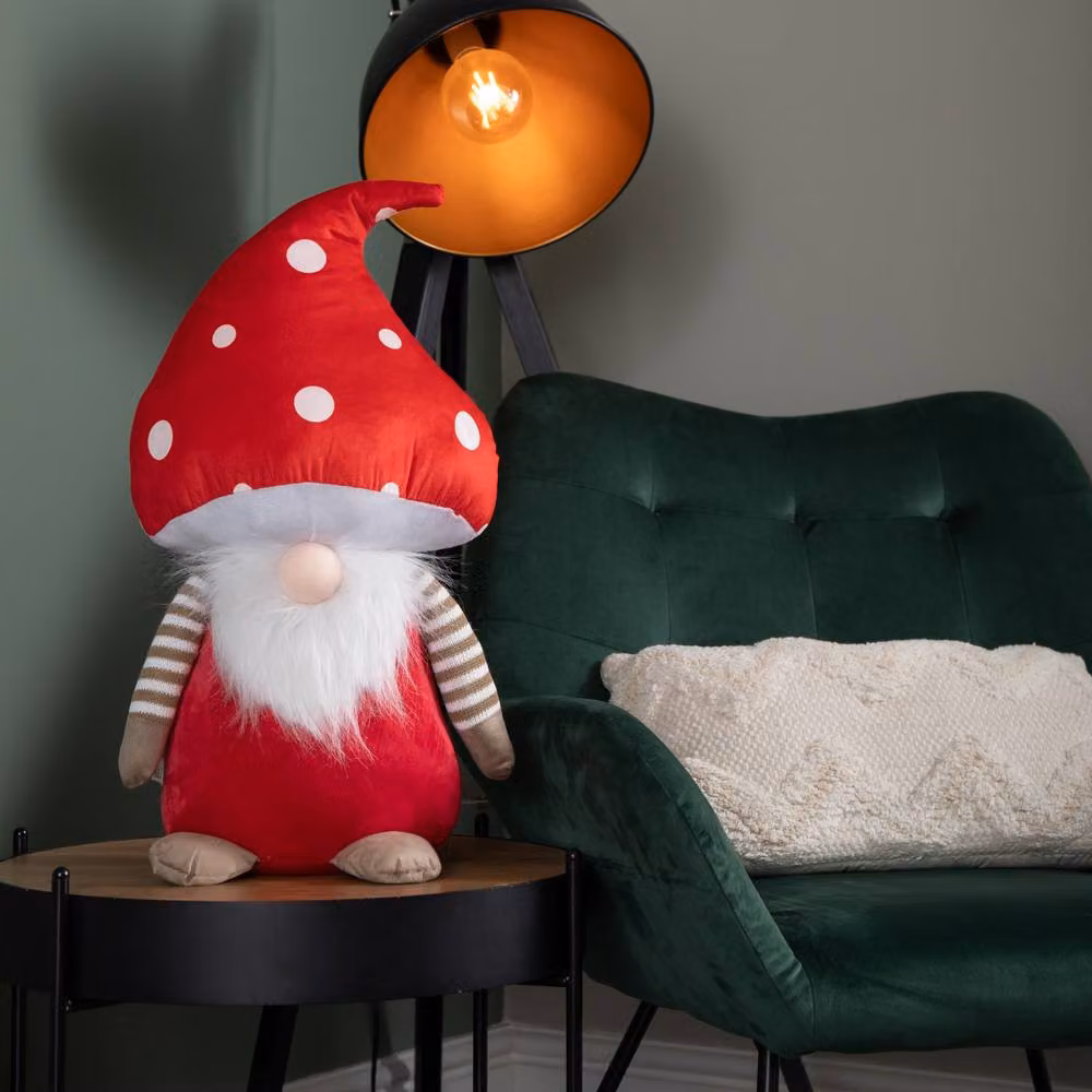 Samuel Alexander Red Porta-Bella Christmas Mushroom Gonk Decoration, 50 cm – 2
