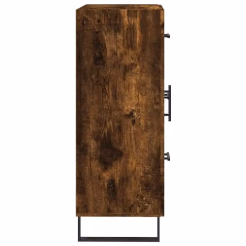 vidaXL Modern Sideboard in Brown Smoked Oak, W/D/H: 69.5 x 34 x 90 cm – 6