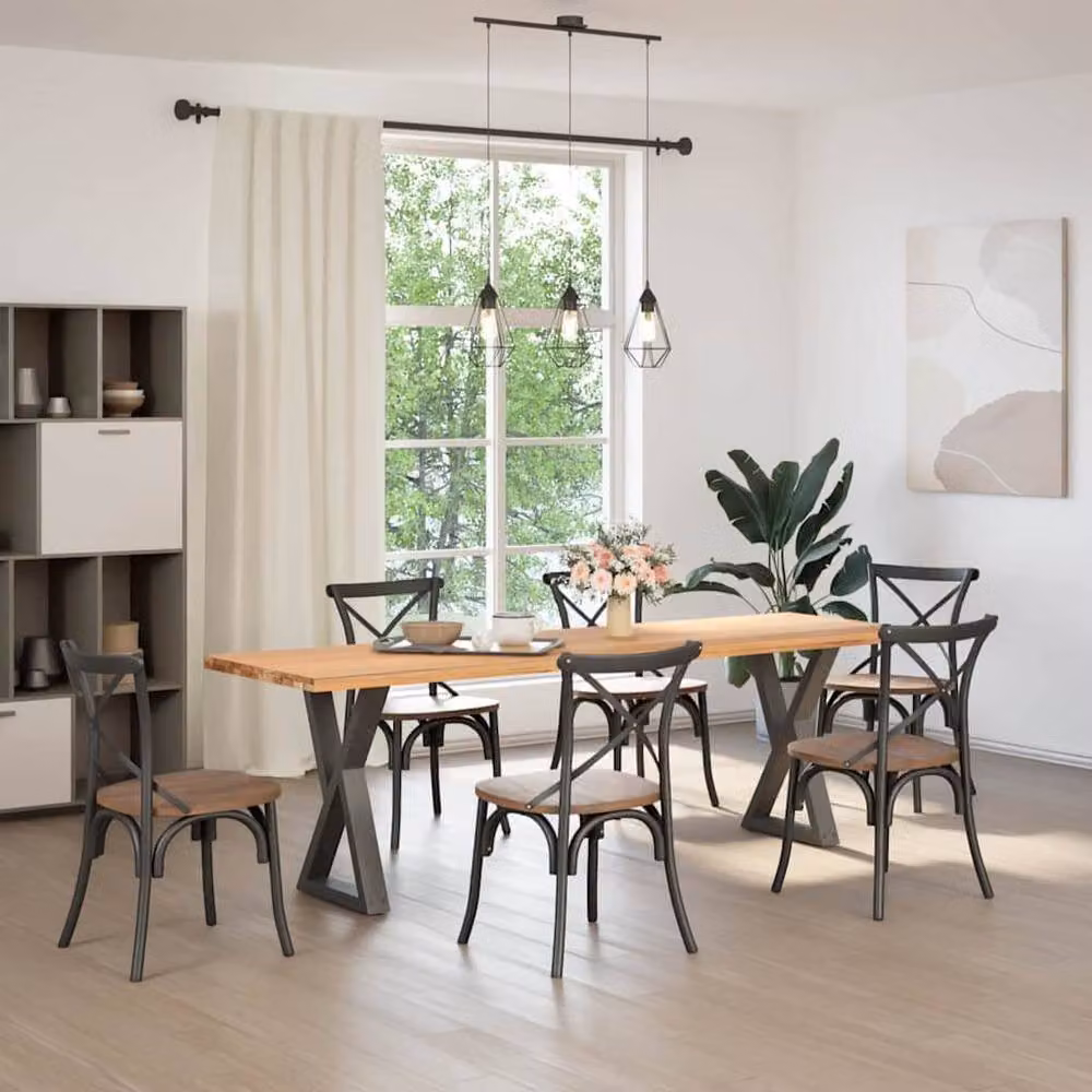 Berkfield Home Steel Dining Table Legs, 2 Pieces, Anthracite Grey, W: 50 cm, H: 72-73.3 cm – 3