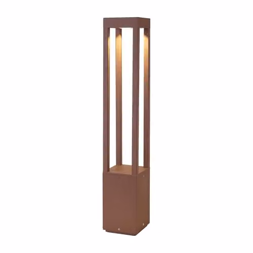 Netlighting Agra Outdoor Bollard, Brown, Height: 65 cm, 2700K, IP55