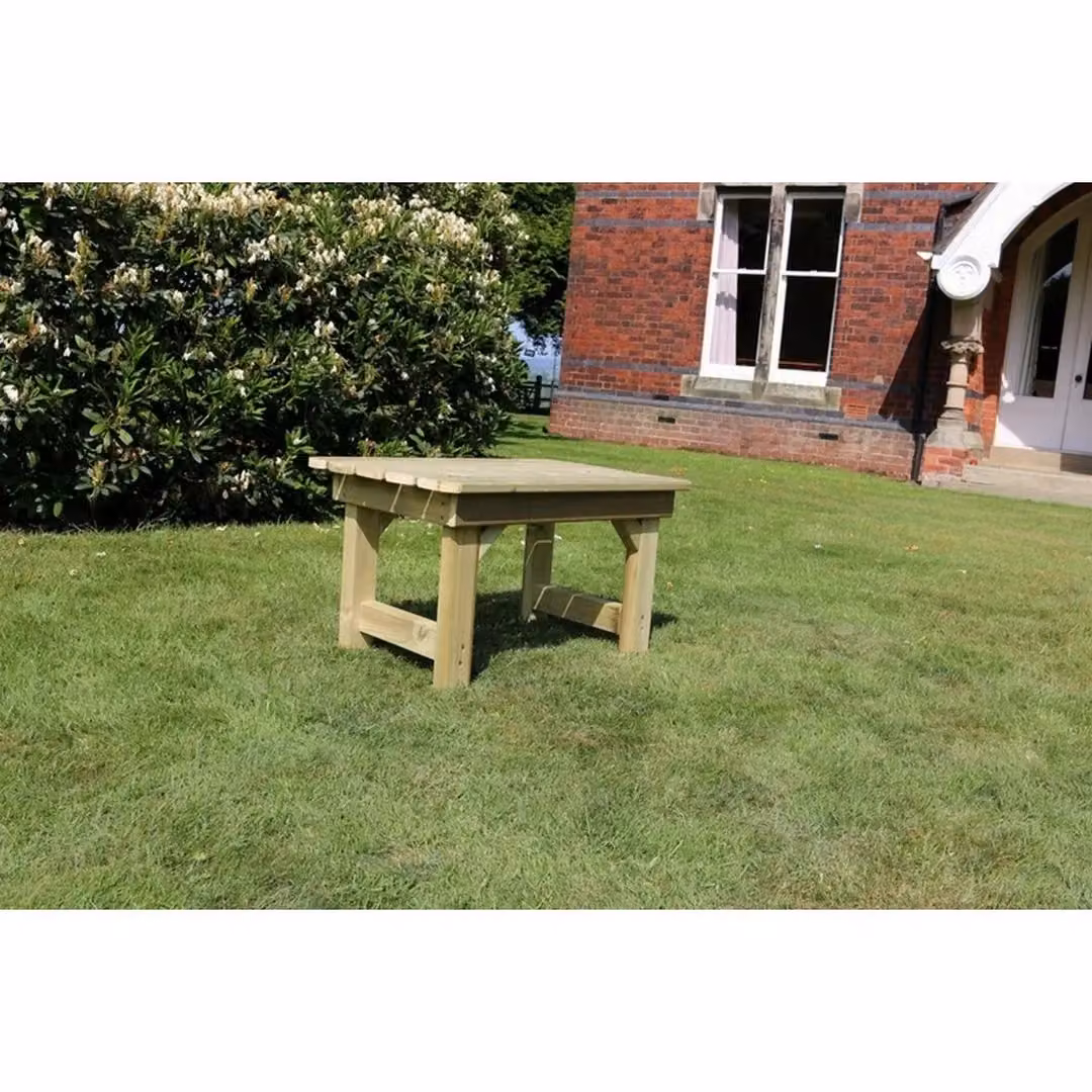 Churnet Valley Garden Furniture Ltd Traditional Wooden Coffee Table in Brown, W/D/H: 80 x 52 x 45 cm – 2