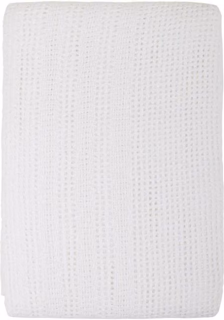 Junior Joy White Cotton Cellular Baby Blanket