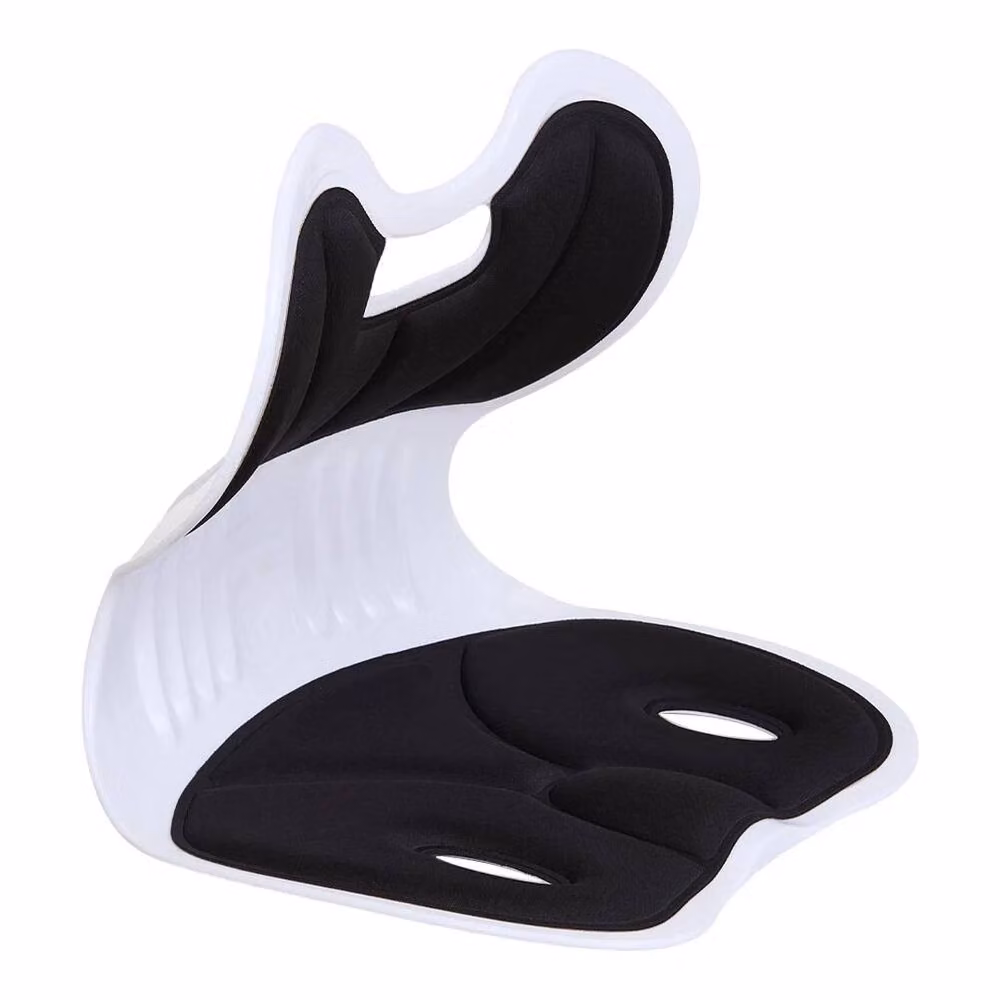 EONLION Contoured Office Chair Seat and Back Cushion in White, W: 120 cm, D: 90 cm – 3