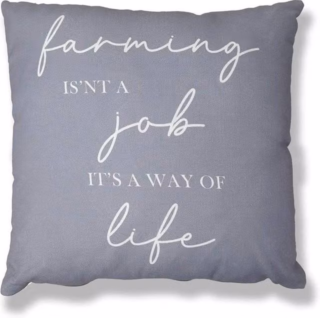 Martex Grey Square Polyester Filled Cushion W/D/H: 45 x 45 x 45 cm