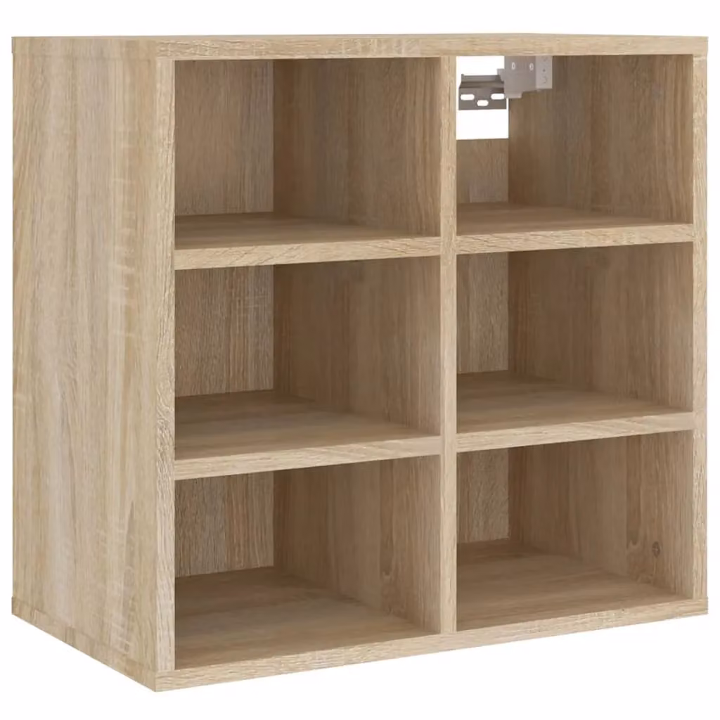 Berkfield Home Set of 2 Sonoma Oak Shoe Cabinets in Brown, W/D/H: 52.5 x 30 x 50 cm – 3