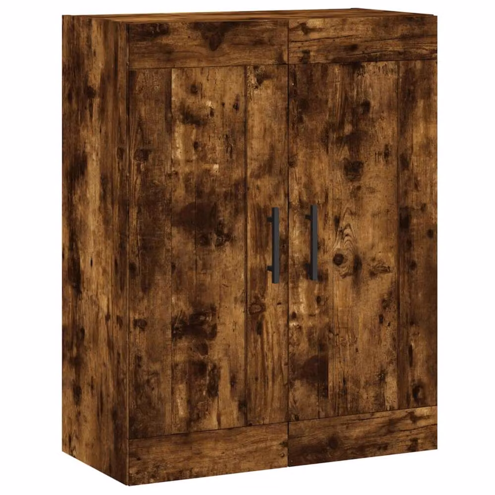 Berkfield Home Wall Mounted Smoked Oak Cabinet in Brown, W/D/H: 69.5 x 34 x 90 cm – 3