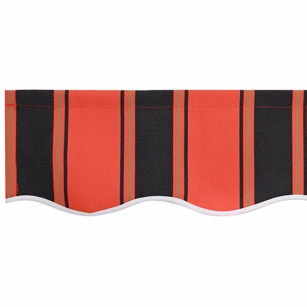 Berkfield Home Awning Valance for 4 m Frame, Multicolour (Orange, Black, Yellow), W: 380 cm, H: 20 cm – 5