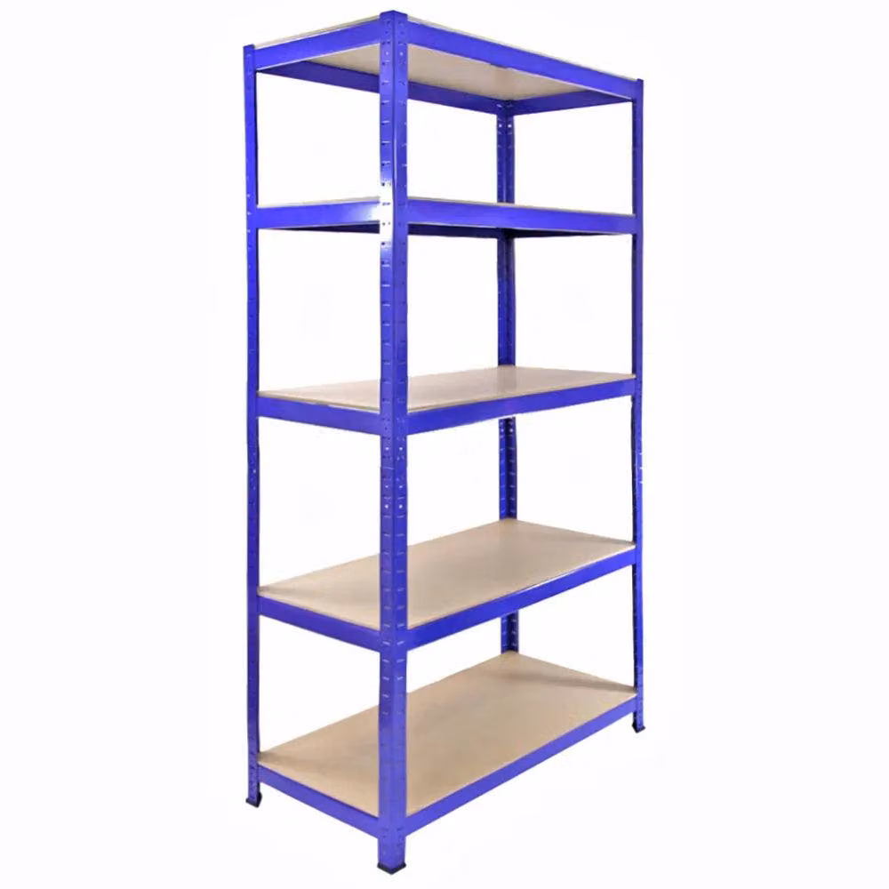 Monstershop 3 x T-Rax Blue Metal Racking and Bay Connectors, 90 cm – 2