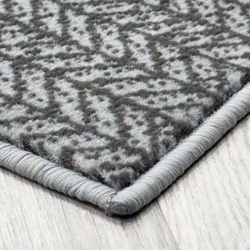 runrug Empire Hallway Runner Rug in Grey, W: 60 cm, L: 150 cm – 3