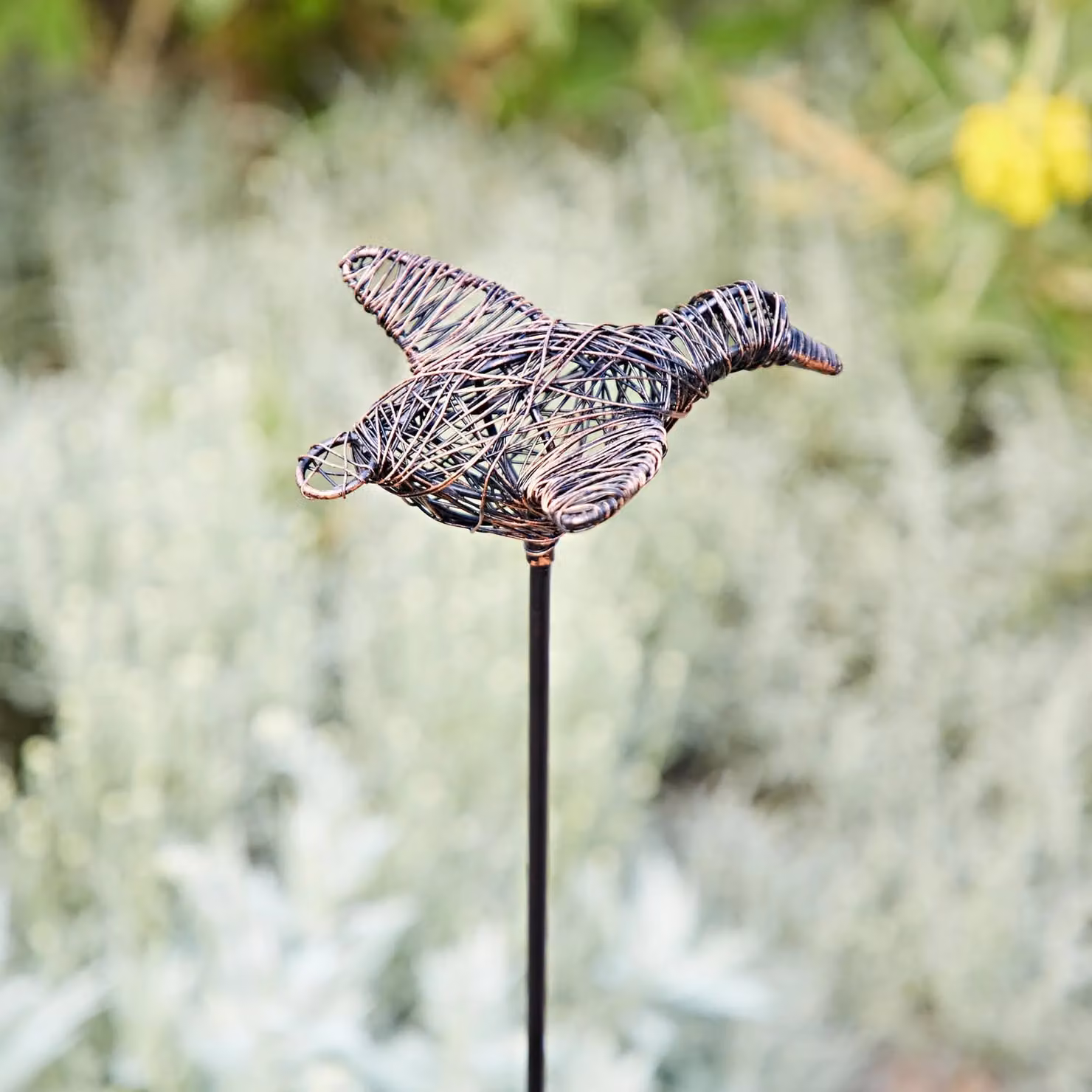 Paper High Bronze Duck Metal Garden Stake Decoration – 1