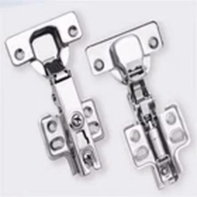 EONLION 20-Piece Silver 35mm Full Overlay Soft Close Concealed Cup Kitchen Cabinet Door Hinges