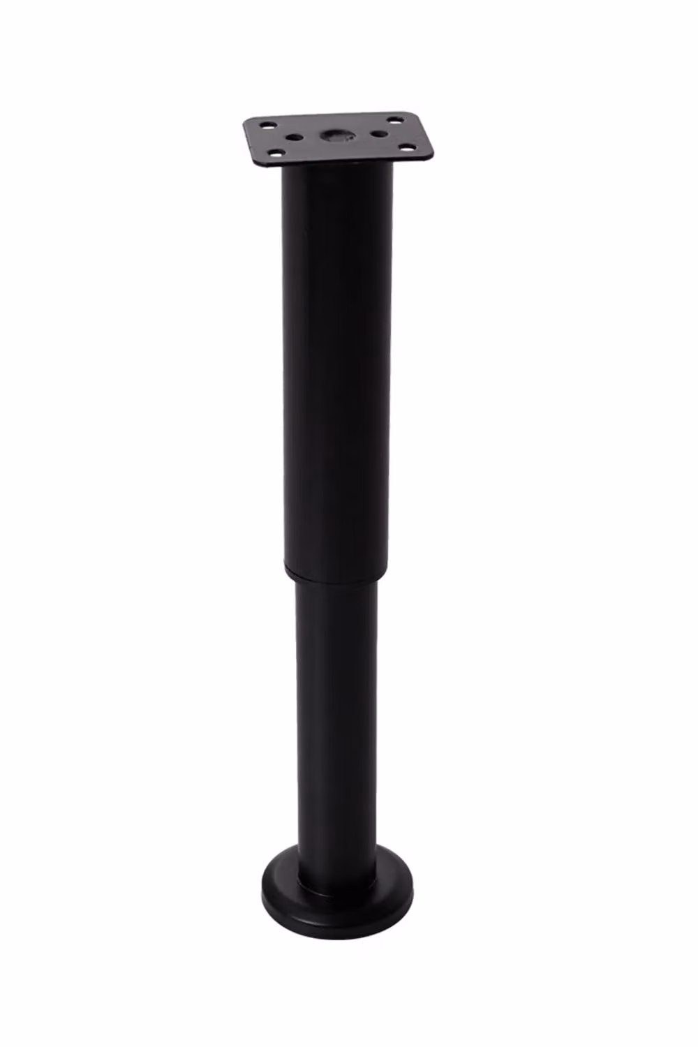 Living and Home 4 Piece Adjustable Heavy Duty Carbon Steel Furniture Support Legs with Rubber Pads for Cabinets and Coffee Tables, Black, Height: 18-32 cm – 3