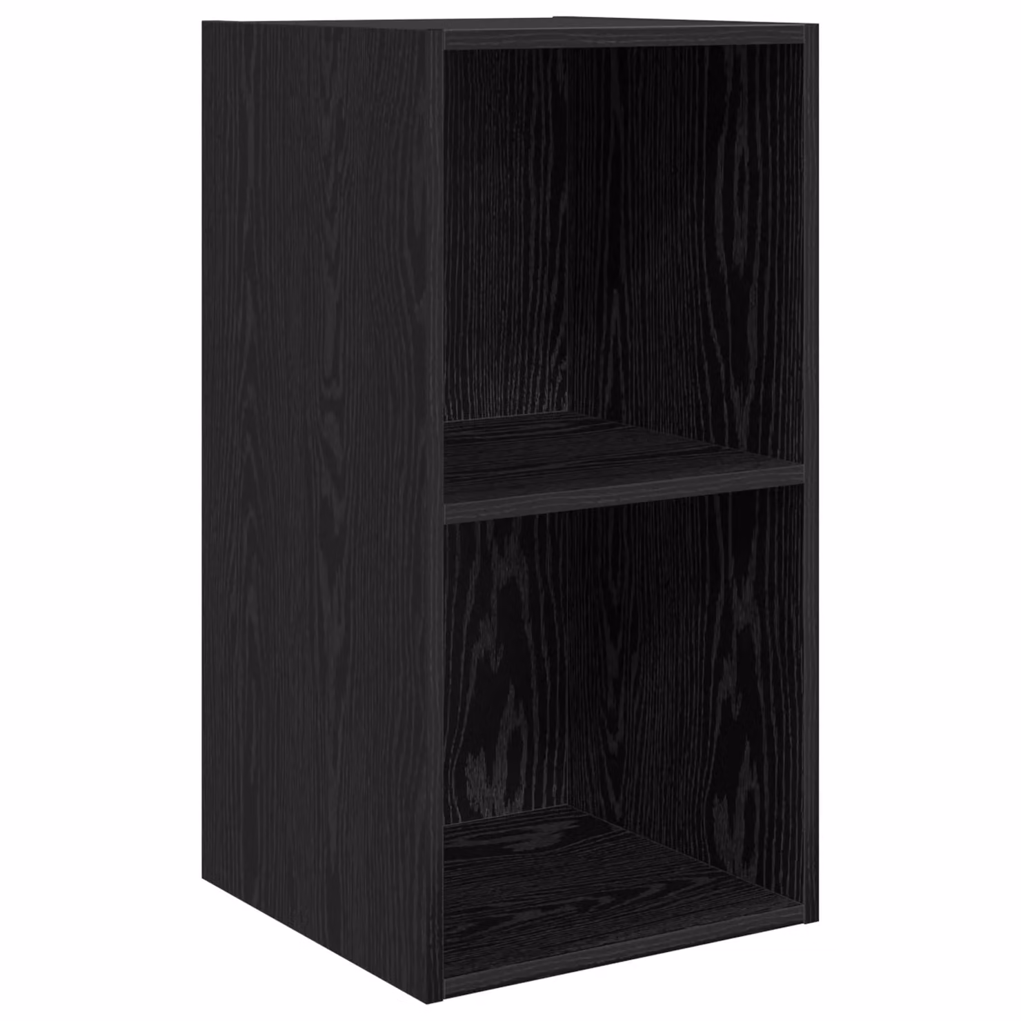 Berkfield Home 4-Piece Wall-Mounted Storage Set in Black Oak Engineered Wood – 3