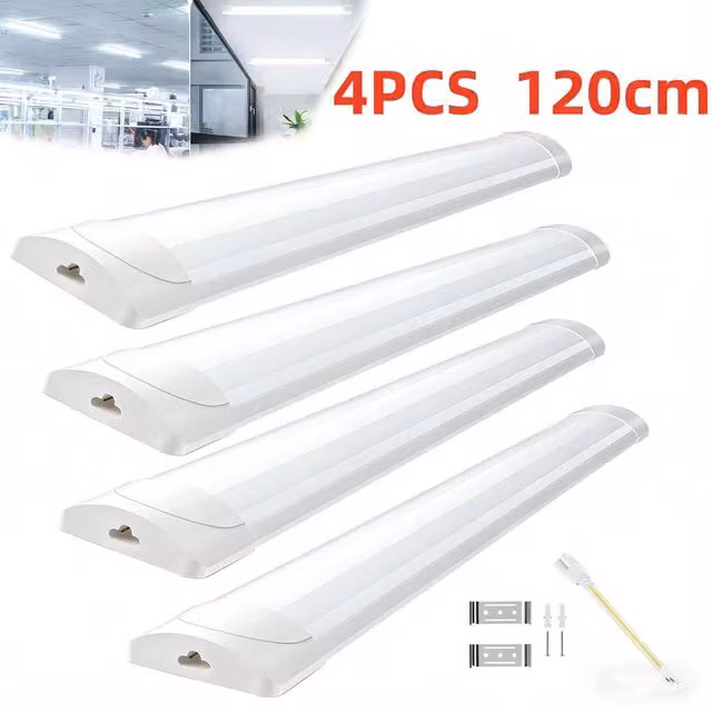 PAWNORA 40W Slim LED Batten Tube Light, White