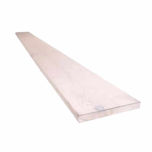 Snowdon Timber Light Grey Softwood Furniture Board, 4 Pack, L 198 cm x W 17.7 cm x T 2 cm