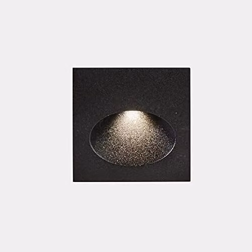 Netlighting LEDS C4 Bat Square Outdoor LED Recessed Wall Light in Urban Grey, 2.2W, 2700K, IP65 – 1
