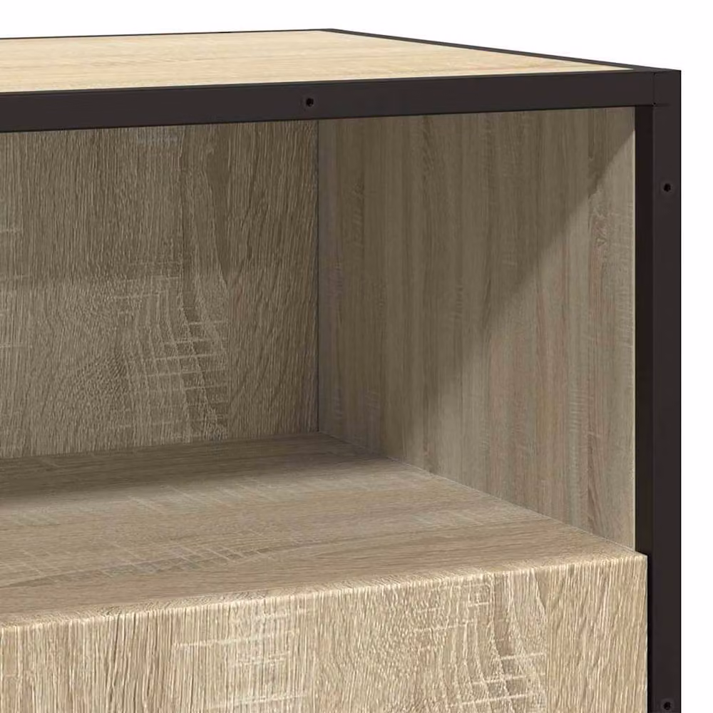 Berkfield Home Sonoma Oak Sideboard in Light Brown, W/D/H: 68 x 35 x 76 cm – 5