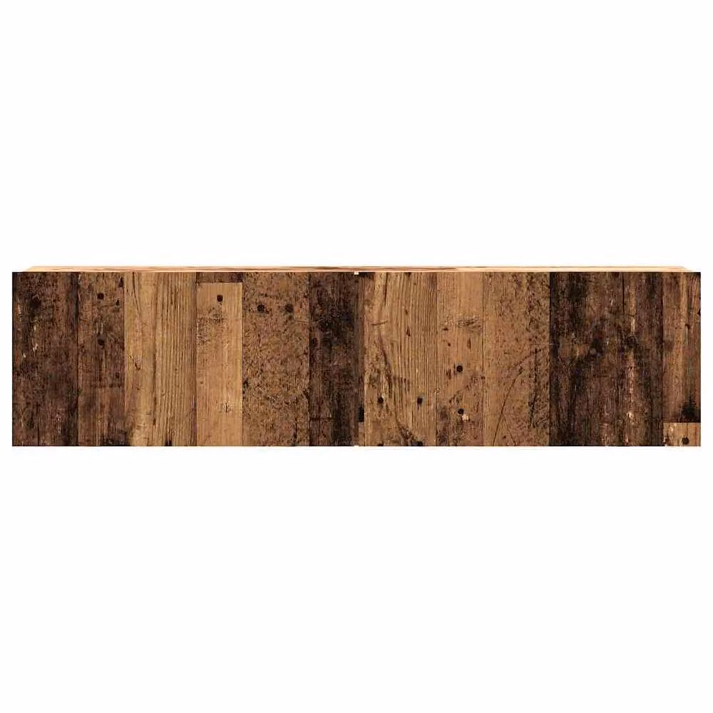 Berkfield Home Wall Mounted TV Cabinet in Old Wood Brown, W/D/H: 120 x 30 x 30 cm – 4