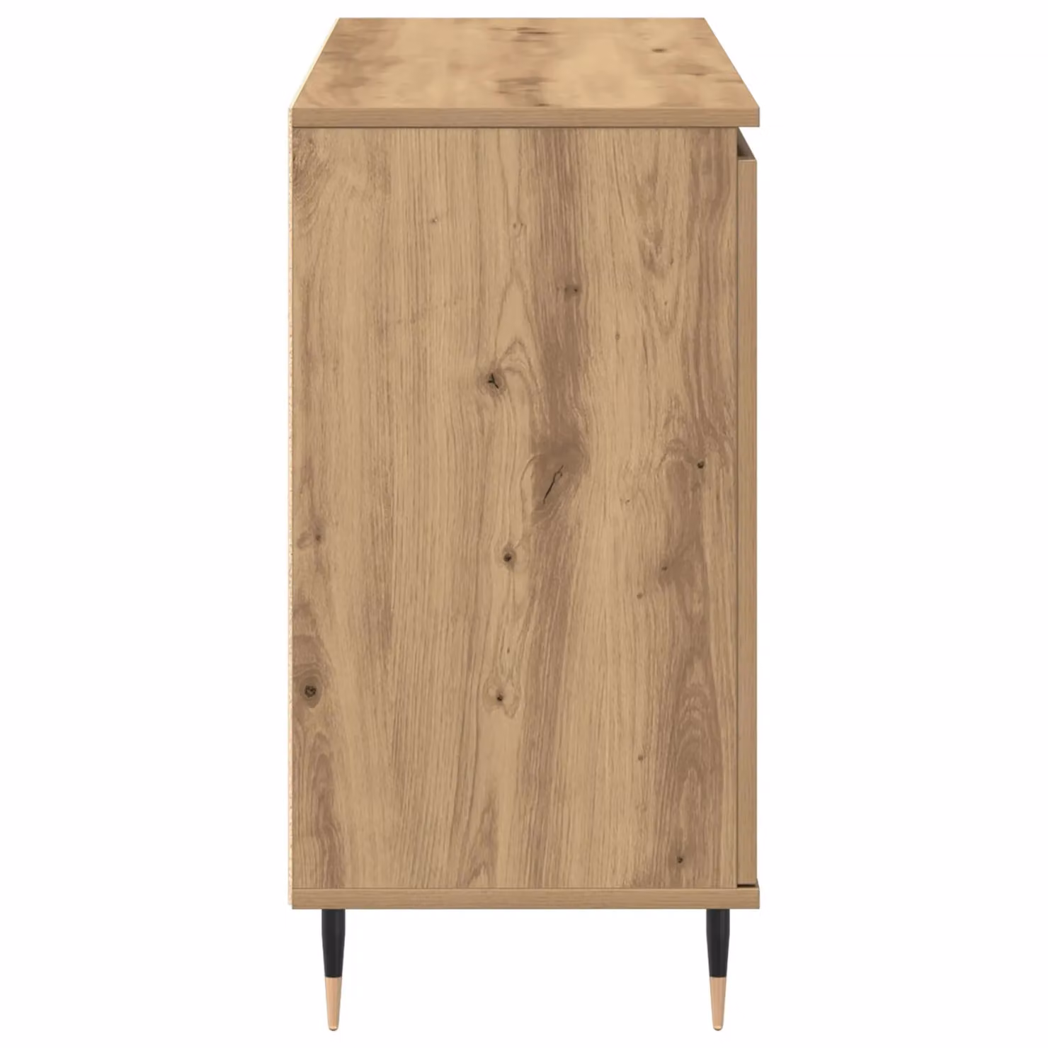 Berkfield Home Artisan Oak Sideboard with Doors and Drawers in Brown, W/D/H: 5 x 35 x 70 cm – 3