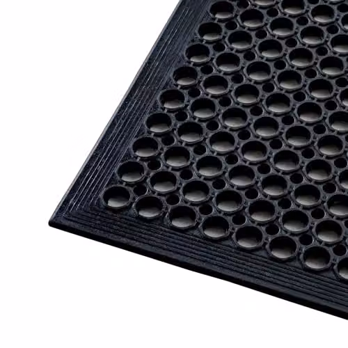 Doortex Black Non-Slip Anti-Fatigue Mat, W: 60 cm, D: 90 cm – 3