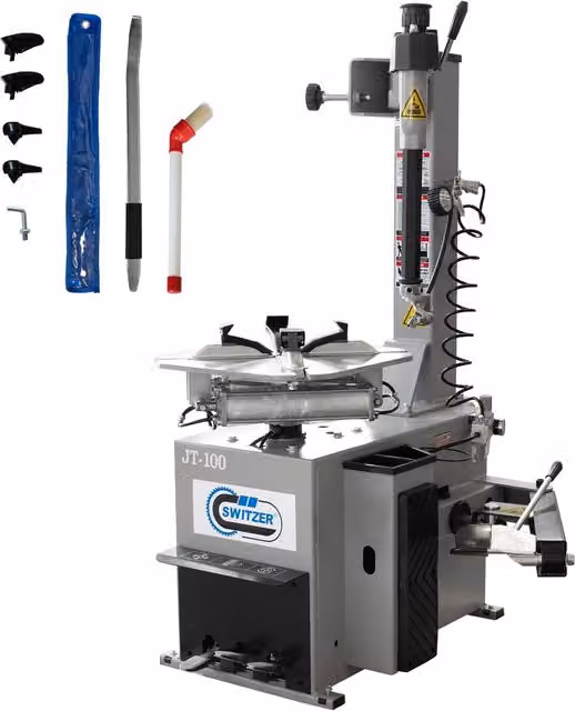 SwitZer Pneumatic Tyre Changer Machine for 10-20 Inch Wheels, Grey – 1