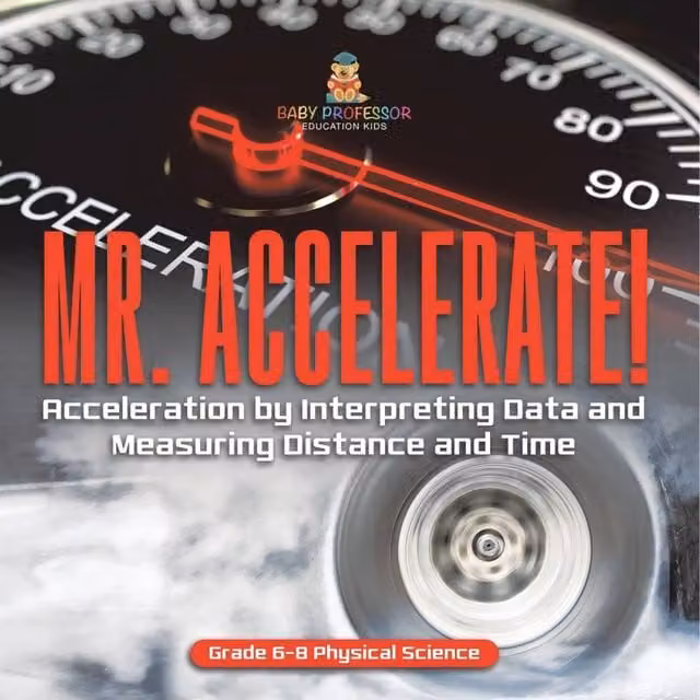 Baby Professor Mr. Accelerate Acceleration by Interpreting Data and Measuring Multicolour Paper Educational Set