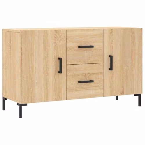 vidaXL Modern Sideboard in Brown, W/D/H: 100 x 36 x 60 cm – 1