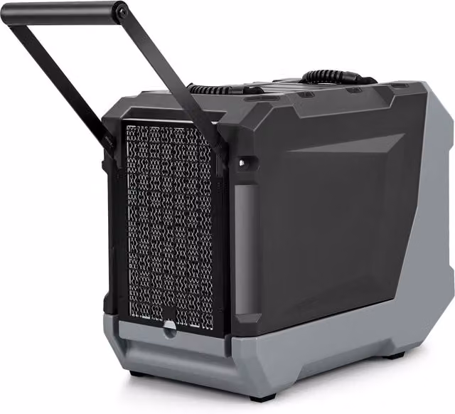 COSTWAY Crawl Space Dehumidifier with Pump and Hygrostat, Black