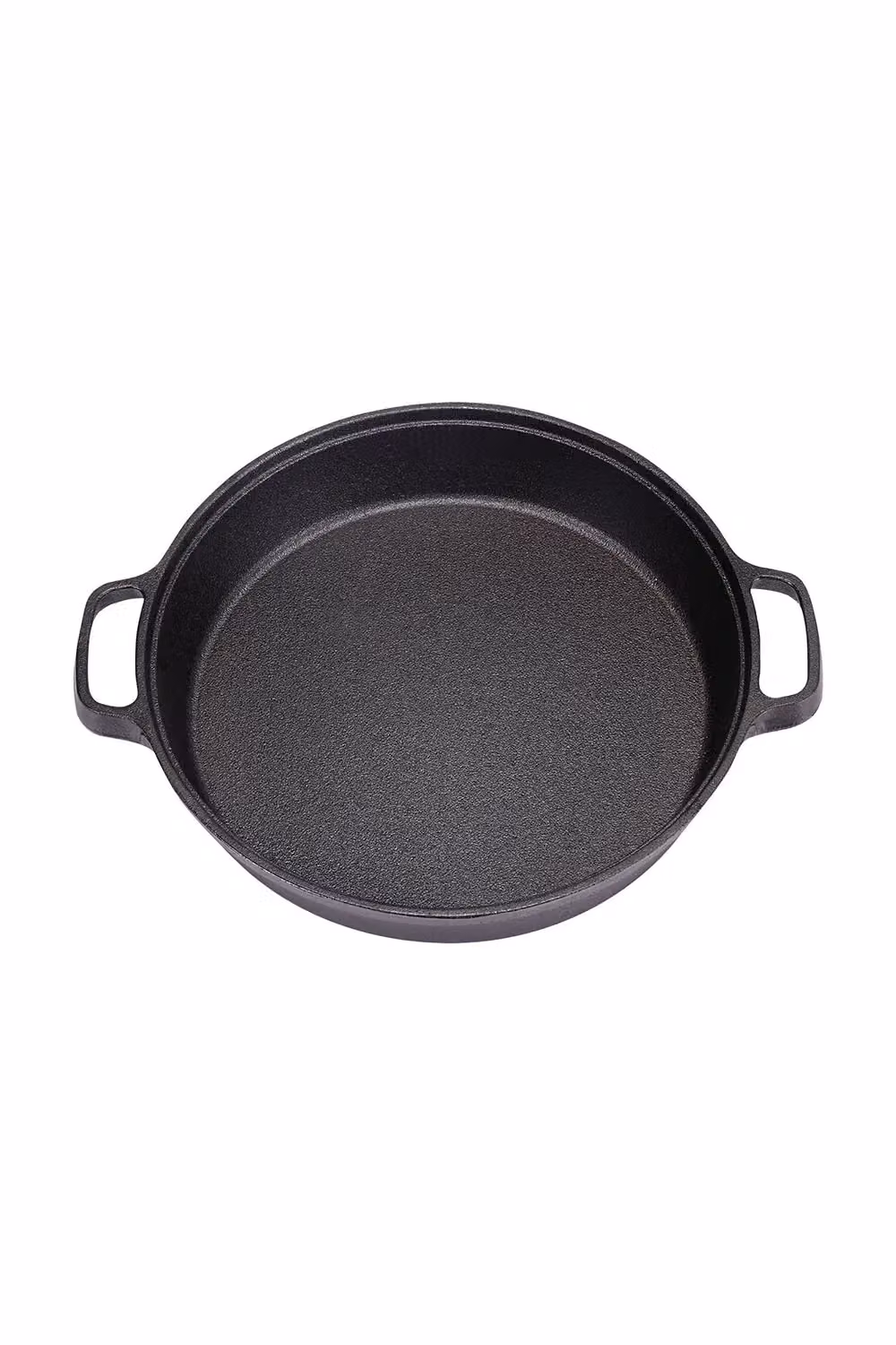Living and Home Cast Iron Frying Pan in Black, W: 32.5 cm, H: 7 cm – 3