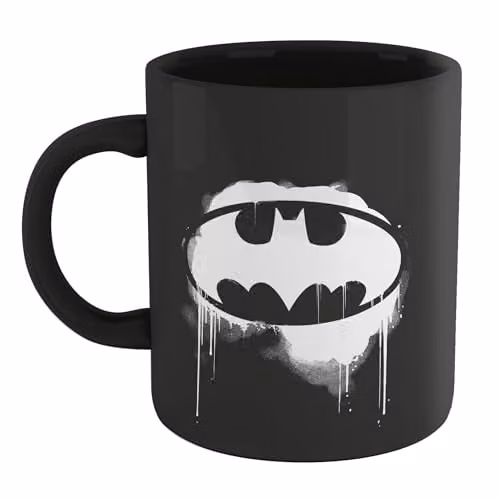 Zavvi Batman Graffiti Ceramic Mug in Black and Multicolour