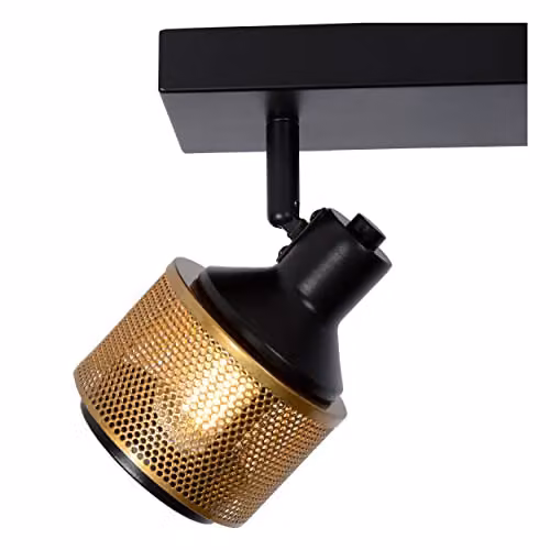 Lucide Rafa Dimmable and Adjustable Twin Ceiling Spotlight in Black – 3