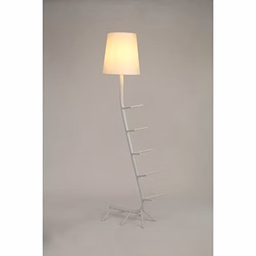 Netlighting Mantra Fusion Centipede Floor Lamp with Shade, White, H: 165 cm – 2