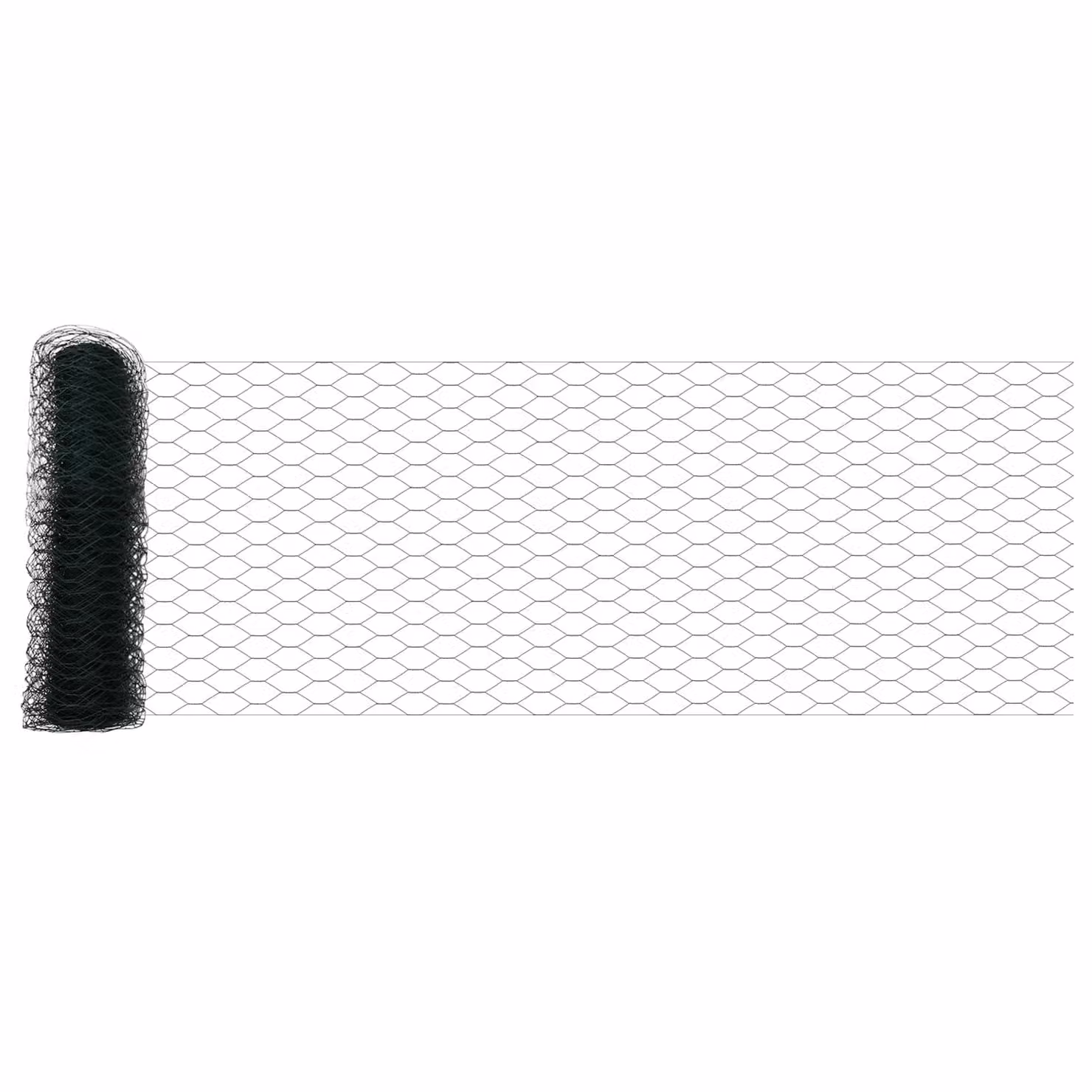 Berkfield Home Green Hexagon Steel Trellis Fence with PVC Coating, H: 40 cm, W: 10 m – 1
