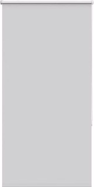 Berkfield Home Blackout Roller Blind in Light Grey, Thermal Insulating Polyester, W: 80 cm, H: 175 cm