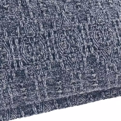 Yard Ramas Blue Cotton Jacquard Rectangular Cushion W/D/H: 40 x 60 cm – 3