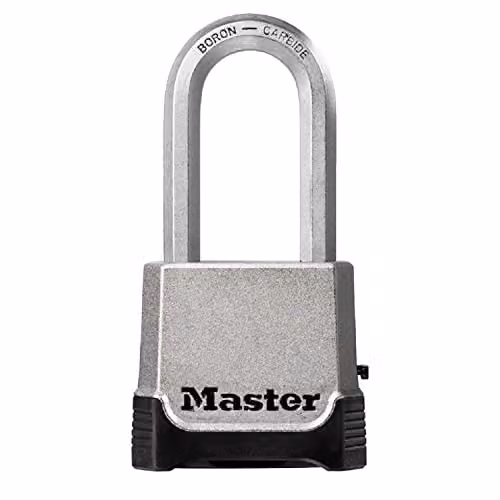Master Lock Heavy Duty Zinc Combination Padlock in Silver or Grey