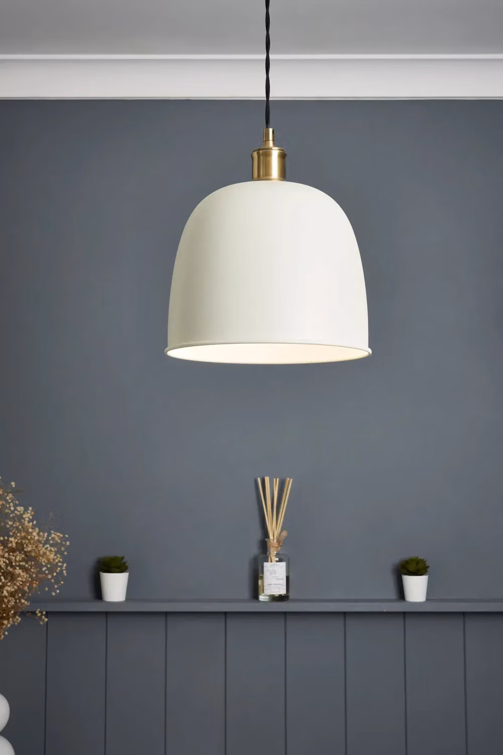 BHS Lighting Dale Galley Gold and Brass Dome Pendant Ceiling Light – 2
