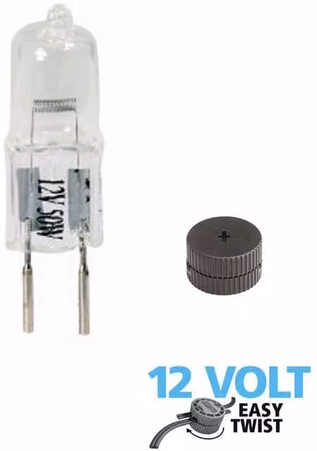 Luxform Lighting St Helens Halogen 12V GU6.35 Reflector Bulb in Clear