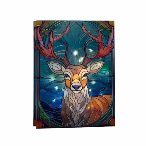 Samuel Alexander Multicolour Glass Animal Christmas Tabletop Decoration, Height: 28 cm – 2