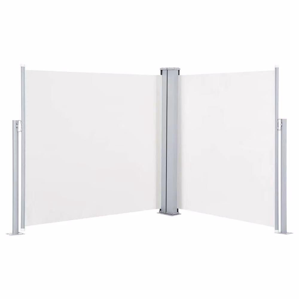 Berkfield Home Retractable Roller Side Awning in Beige, W/H: 100 x 600 cm – 2