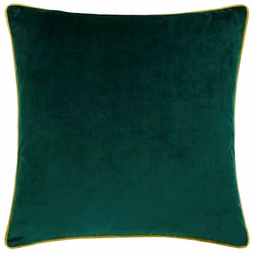 Furn Meridian Velvet Square Cushion in Green, W/D/H: 45 x 45 x 45 cm – 1