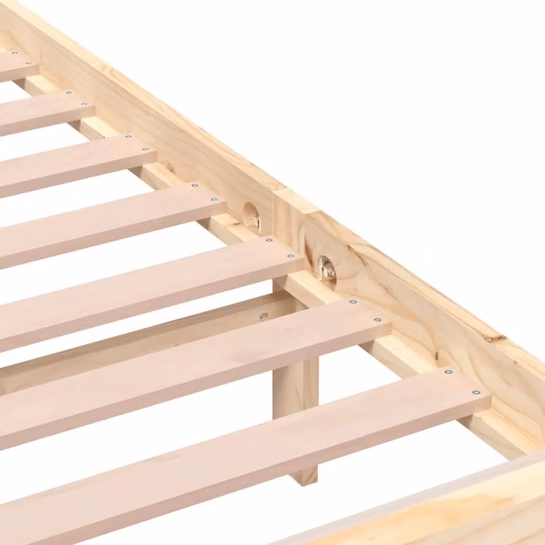 Berkfield Home Super King Size Solid Pine Wood Bed Frame, Brown, W/D/H: 180 x 200 cm