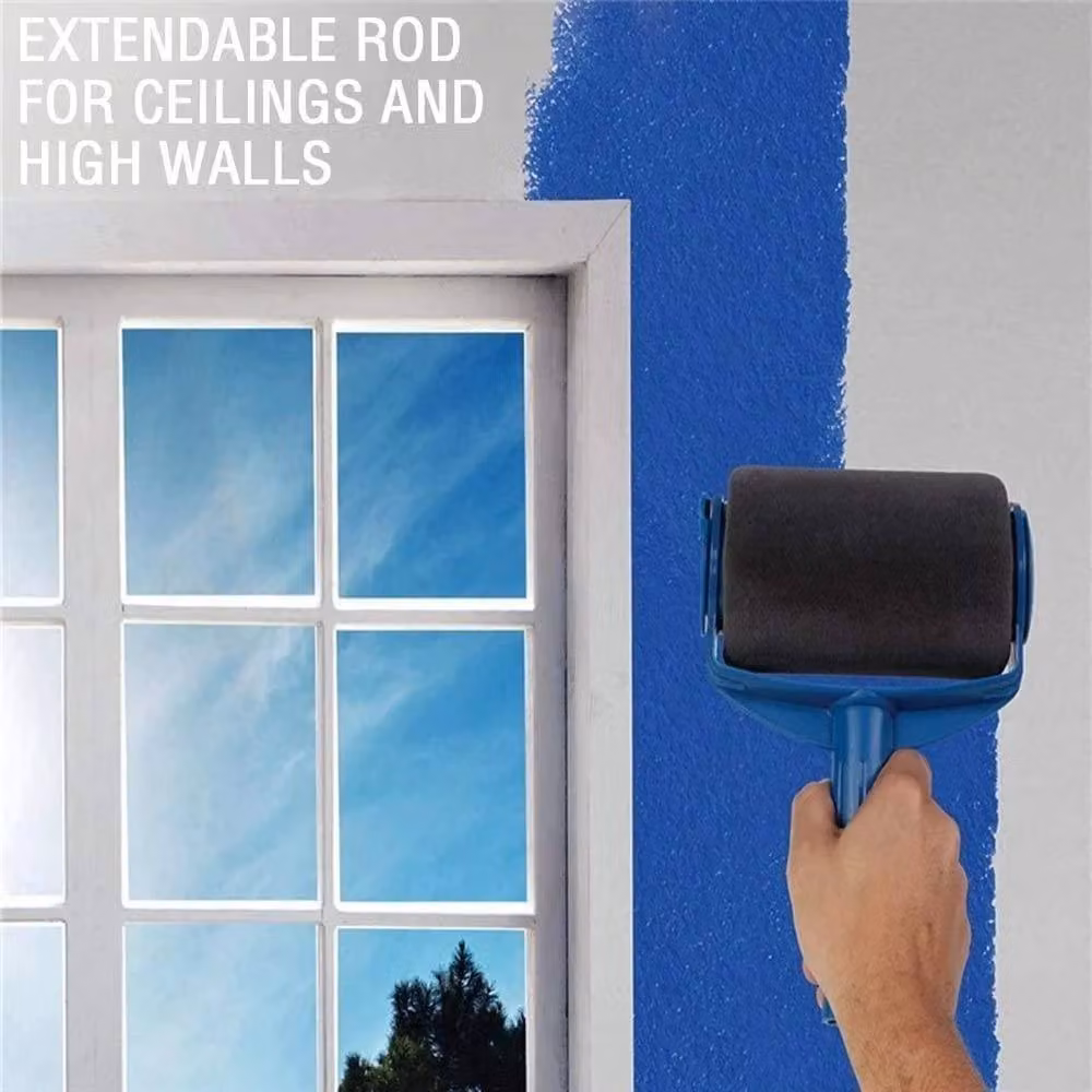 SPETLEK Paint Runner Pro Roller 8-Piece Brush Set, Blue, W: 520 cm, H: 10000 cm – 4