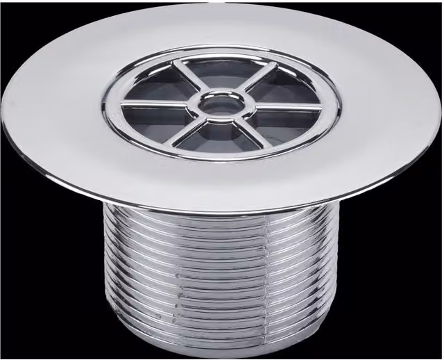 McAlpine STW85CPL Long Waste for STW 1½ inch Shower Traps in Silver Plastic