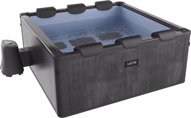 Wave Spas Wave Adriatic 6-Person Inflatable Luxury Aluminium-Frame Hot Tub - Black