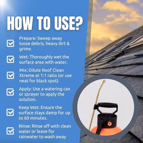 SmartSeal Roof Cleaner Xtreme Green Growth Remover, 3 x 5L – 4