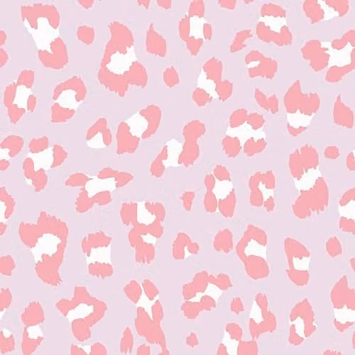 Envy Big Cat Candyfloss Animal Print Wallpaper in Pink and Purple, W/H: 52 cm x 1000 cm – 1